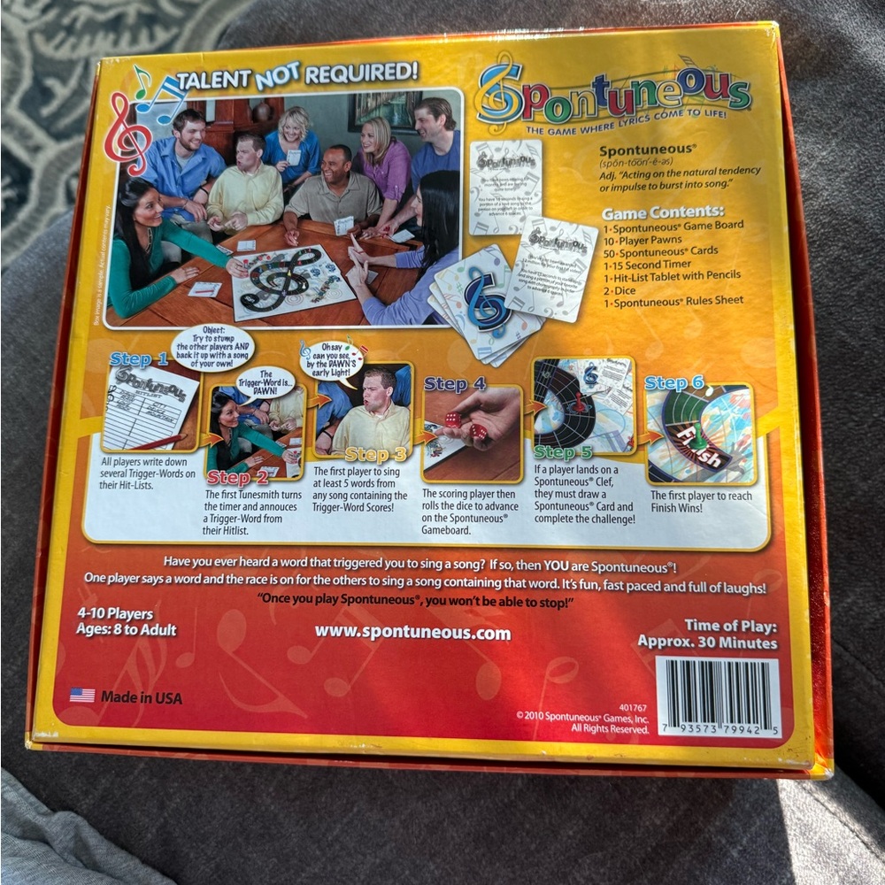 Board Game of LYRICS and Songs MUSIC LOVERS NIB- - Picture 2 of 5